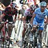 Les trois meilleurs de Li�ge-Bastogne-Li�ge 2008: Valverde, Schleck, Rebellin